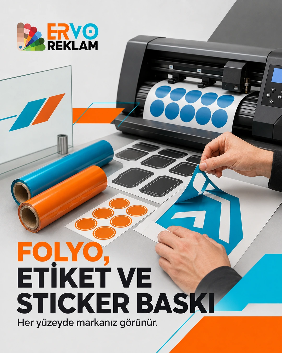 ERVO Reklam Folyo Etiket ve Sticker Baskı