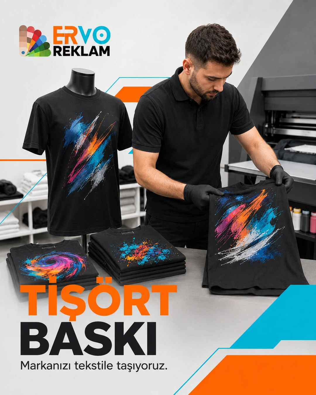 ERVO Reklam Tişört Baskı Hizmeti